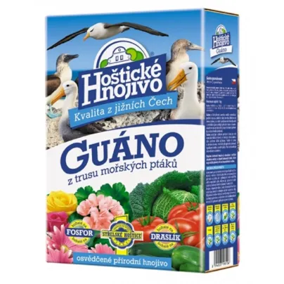 Hoštické guáno - Hoštické hnojivo - přírodní granulované hnojivo - 1 kg