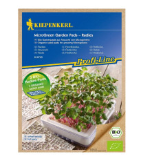 BIO Ředkvička Microgreen - mikrozelenina - náhradní pláty - 3 ks