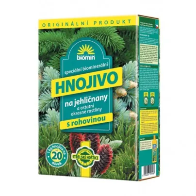 Hnojivo na jehličnany a okrasné rostliny s rohovinou - Forestina - pevné hnojivo - 1 kg