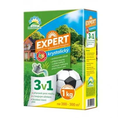 Hnojivo na trávník Expert 3 v 1 - Forestina - pevné hnojivo - 1 kg