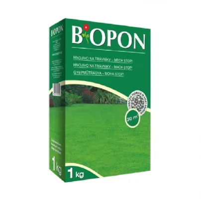 Hnojivo na trávník Mech Stop - Bopon - granulované hnojivo - 1 kg