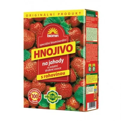 Hnojivo na jahody s rohovinou - Forestina - pevné hnojivo - 1 kg