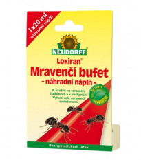 Mravenčí bufet - náhradní náplň - Neudorff - ochrana proti mravencům - 20 ml