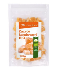 BIO zázvor kandovaný - bio kvalita - 100 g