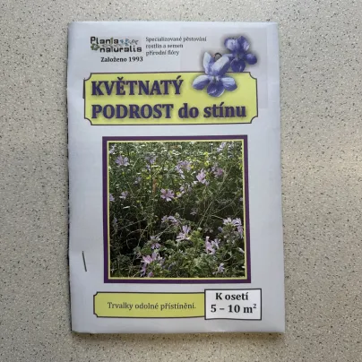 Květnatý podrost do stínu - osivo Planta Naturalis - směs lučních květin a trav - 10 g