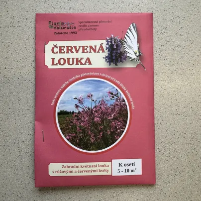 Červená louka červánková - osivo Planta Naturalis - směs lučních květin a trav - 10 g