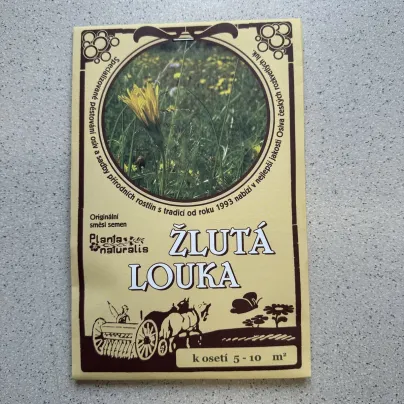 Žlutá louka - osivo Planta Naturalis - směs lučních květin a trav - 10 g