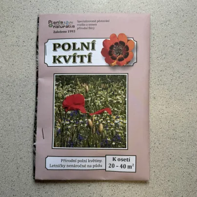 Polní kvítí - osivo Planta Naturalis - směs lučních květin a trav - 40 g