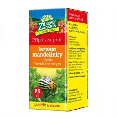 Přípravek proti larvám mandelinky a jinému škodlivému hmyzu - Zdravá zahrada - ochrana proti škůdcům - 20 ml