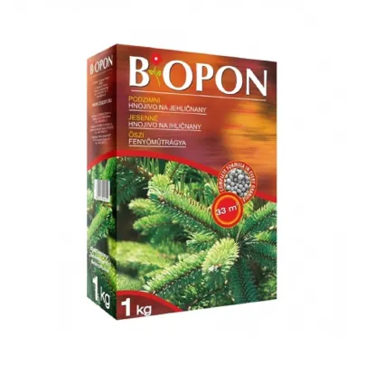 Hnojivo na jehličnany - BoPon - granulované hnojivo - 1 kg